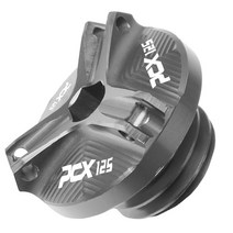 pcx125 혼다 호환 부품 오토바이 CNC 알루미늄 엔진 오일 필터 컵 플러그 커버 나사 혼다 PCX125 PCX 125 2, 04 Grey