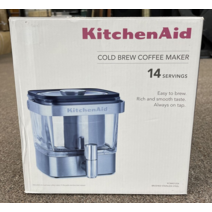 새제품 키친에이드 콜드 브루 커피 메이커 스테인리스스틸 KCM4212SX 14 Servings 102892