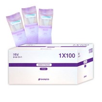 도루코 터치3 TP-901 개별포장(백색), 1개, 100개입