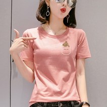 스팽글 티셔츠 크루넥 비즈 반짝이 방송댄스 어성용 에어로빅 포인트 걸그룹 그라데이션 응원복