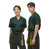 리슬 생활한복 남녀공용 린넨 본 여름 커플 셔츠 저고리 4컬러