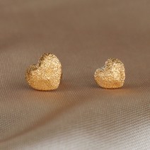 뷰띵 24K 순금 통통 하트피어싱