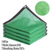 어닝룸 텐트 녹색 HDPE 울타리 그물 발코니 개인 정보 보호 스크린 정원 건물 차양 Pergola 캠핑 전망대 쉼터 태양 항해, 6PinGreen-BlackLine+1.5mx10m