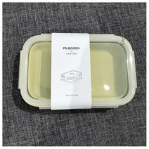 안나 접이식 도시락 재료 따로 보관함 도시락 도시락, 그린 그린 850ml