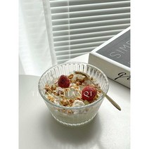 빈티지 요거트 그릇 오트밀 아침 디저트, 디저트볼 340ml