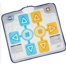 가정용 펌프 게임 DDR 싱글 댄스 담요 패밀리 트레이너 시리즈 어라운드 더블 댄스 담요 핸드 댄스 담요, 더블 그레이 더블 댄스 담요