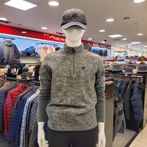 [콜핑] 남성 겨울 가볍고 따뜻한 폴라플리스 반집업 티셔츠 KST0467M 에린 (W562)