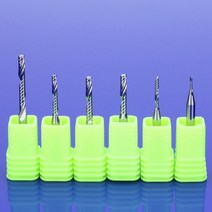 밀링커터 파이프컷팅기 10 피스 AAA 상단 1.01.21.52.02.53.17545681012mm 아크릴 PVC MDF 목재용 단일 플루트 CNC 카바이드 밀링 커터, 6.0x52x80L