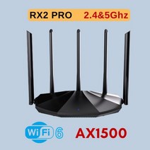 샤오미 인터넷 와이파이 무선 공유기 Tenda WiFi 6 AX3000 RX9 Pro 기가비트 WIFI 라우터 2.4 & 5Ghz Reapter 와 WPA3 프로토콜 1.6GHz, Add UK adapter_AX1500 RX2 프로