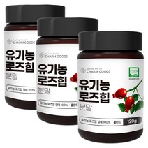 유기농 로즈힙 분말 가루 100% 로즈힙열매 장미열매 추출물 120g, 3ea, 120그램