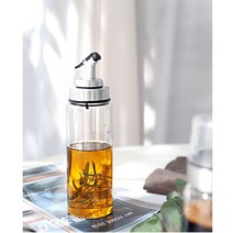 룰루홈 원터치 내열 유리 오일병 2개, 300ml