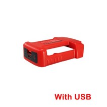 Dewalt 용 makita와 호환되는 USB 충전기 어댑터 밀워키 18V 리튬 이온 타입-C 배터리 홀더 고속, 09 With USB MIL
