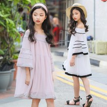 유니엔젤 new 쉬폰오프숄더 여아원피스[핫세일]