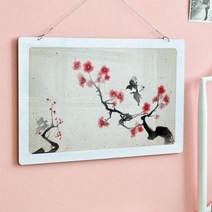 기타 바보사랑[꾸밈]행잉액자_사군자(사각가로대형), 타입:타입2.난초