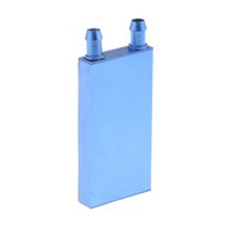 shangren 컴퓨터 방열기를 위한 물 냉각 구획 방열기 액체 냉각기 알루미늄, 40x80mm, 블루, 설명