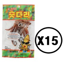 한양식품 오징어 숏다리, 20g, 15개