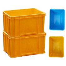 일음쇼핑^^*m플라스틱 부품 박스 다용도 공구 상자 멀티 5개 묶음 운반 대형 농산물 도멀티 바구니 과일 이사일medi^*^, ab*^*선택있슴만능상자 5개 파랑