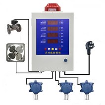 밀폐공간산소농도 O2 산소측정기 감지기 디지털경보기, 하나의 호스트/ 1개 검출기