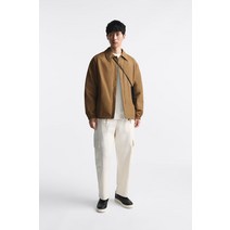 독일 자라 ZARA 미니멀리스트 레트로 스니커즈 - 본 화이트