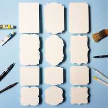 종이타일 액자 캘리그라피 젠탱글 수채 일러스트 드로잉 두꺼운종이 카드지 종이 카드 용지 만들기 메시지 축하 생일 감사, 10x15F 10장
