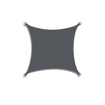 방수 파라솔 그늘 항해 캐노피 캠핑 큰 천 야외 걸이식 정원 테라스, 11 Dark gray_03 2X4M