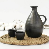 도쿠리 도자기술병 술잔 주병세트 술병세트 옹기주병 옹기술병 옹기술잔 전통주병