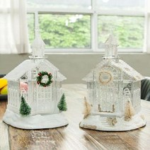 교회 LED 워터볼 (골드 화이트), 화이트