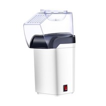 팝콘 기계 WHDPETS-미니 메이커 1200W 건강한 공기 오일 프리 옥수수 포퍼 주방 가전 제품 EU/US/UK 플러그, 01 미국, 02 White