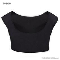 여성 보조 어깨 패드 티셔츠 어깨뽕 티 숄더핏 반팔