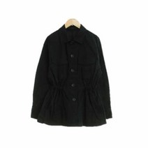 유니클로 블랙 마혼방 자켓 여자 3460