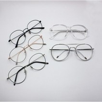 네이즈 심플 데일리 빅사이즈 동글이 알없는 안경테