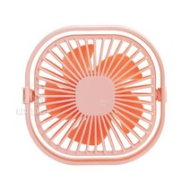 Modlauna휴대용 미니선풍기 저소음 탁상용선풍기, Pink
