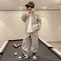 노블아이/봄 남아 주니어 옷 의류 초등학생 아동복 와플자켓상하복