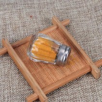 사각 양념통 세트 대용량 조미료 미니 셰이커 병 유리 향신료 항아리 주방 소금과 후추 통 상자 도구, small vertical bar
