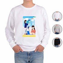 아토가토스마트러닝 코딩교실 맨투맨 후드티