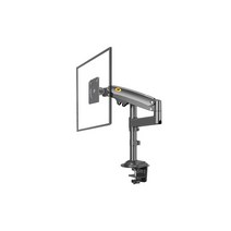 신제품 NB H100 가스 스프링 22-35 인치 LCD LED 모니터 홀더 암 풀 모션 데스크탑 인체 공학적 모니터 TV, 02 black
