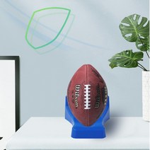 럭비공 거치대 킥런볼 받침대 풋볼받침대 거치대 보관 홀더 football 럭비 킥런공 학교체육 공놀이 블랙, 블루