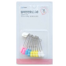 다팔자 대형 옷핀, 24개입, 4가지 색상 혼합