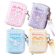 산리오 마이멜로디 쿠로미 하트 반 지갑 초등 학생 여아 어린이 여중생