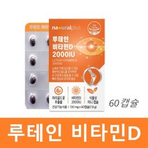 루테인 비타민D 2000iu 눈건강 영양제 뉴테인 비타민디 성인 청소년 고등학생 60캡슐
