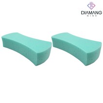 디아망나인 소프트 해면 세차 스펀지 30x14cm 세차용 워시패드 2개