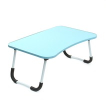 60x40cm 접이식 좌식책상_블루1 라운드디자인 테이블, 단품