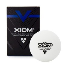 XIOM 엑시옴 V ABS 40+ 탁구공 시합구 6입