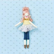 바느질이필요없는 수제인형만들기 DIY키트 가방에거는인형 한글설명서 인형 키링 키홀더 일본제 파나미사 NB-19