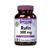 Bluebonnet Nutrition Rutin 500mg 식물성 캡슐 50개