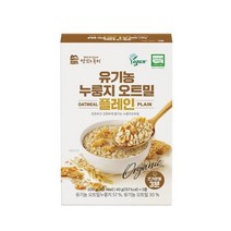 올가 유기농 누룽지 오트밀 플레인 (40gx5봉), 7개