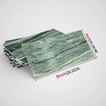 자체 접착 벽지 껍질과 스틱 패널 스티커 비닐 폼 장식 backsplash 파란색 대리석 타일 4quot x 8quot 주방 백스플래시, 4x8inchx64pcs, sjm05