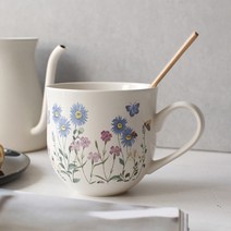 [천삼백케이] [꾸미까] 영국 플라워가든 머그잔 컵
