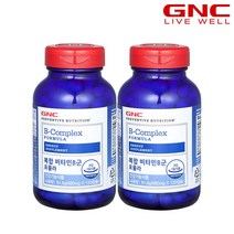 [GNC] 복합 비타민B 포뮬러 (120캡슐) 4개월분 x2개_48171x2, 단품, 단품