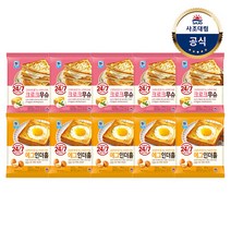 [KT알파쇼핑][대림냉동] 크로크무슈 150g x 10개 or 에그인더홀 135g x10개 /냉동간식/샌드위치/브런치/토스트, 크로크무슈 150g x10개 {A}